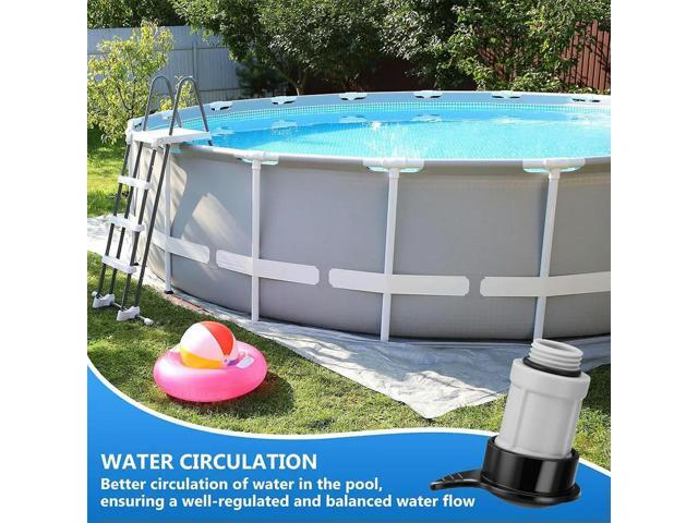 1-10X 12363 12373 Air Jet Valve & Air Jet Valve Cap Fit for Intex Above Ground Pool Inlet for 26165EH, 26167EHJAS Pool Accessory