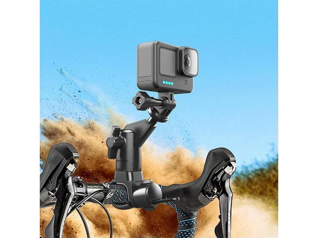Motorcycle Bicycle Holder 360 Rotating Handlebar Clamp Mount for Insta 360 X2 X3 X4 Go Pro 12 11 10