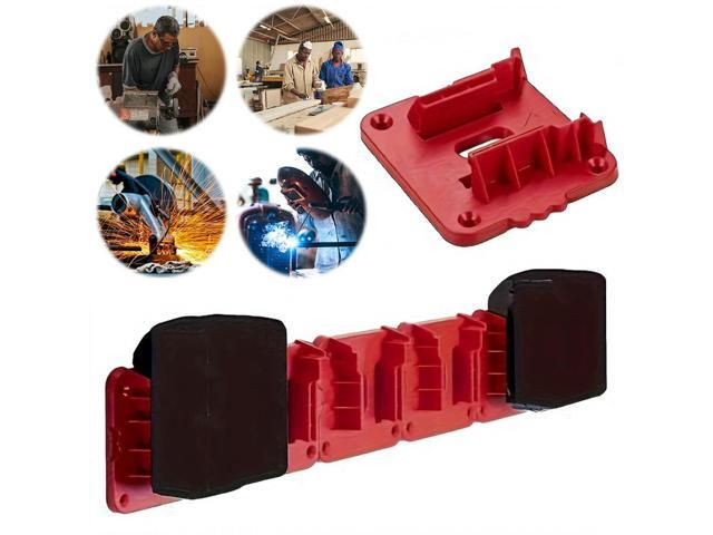 5pcs Holder Wall Mount Base for Milwaukee M18 18V Lithium Wall Hanger for Work Van Shelf Toolbox
