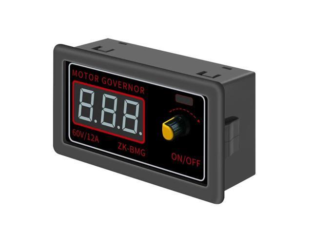 PWM DC Motor Speed Controller DC 9-60V 12A 500W Fan Speed Control Switch 5V 12V 24V Digital Adjustable Frequency Duty Cycle