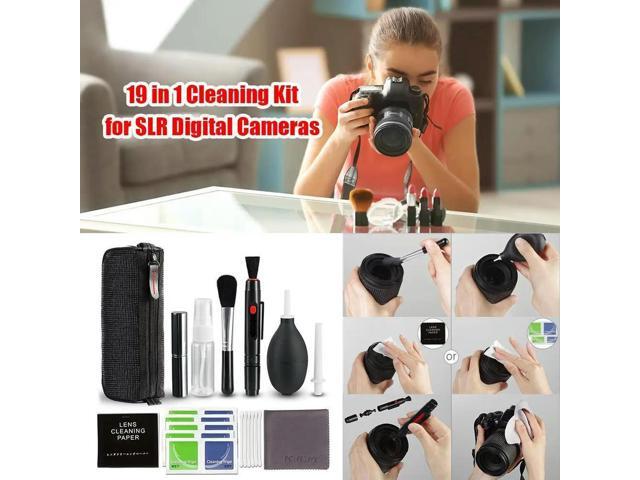 19Pcs Dust Cleaner Camera Cleaning Lens Pen Brush Kit Camera Cleaner Kit DSLR Lens Digital Camera Sensor Cleaning