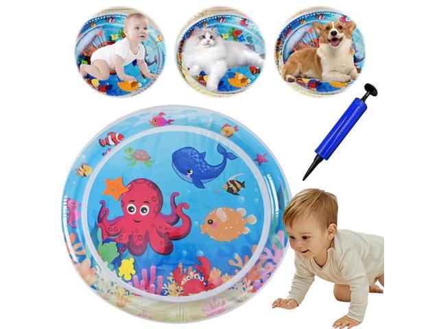 Interactive Sensory Play Mat Summer Cooling Pad Cat Water Sensor Play Mat for Indoor Cats Kitten