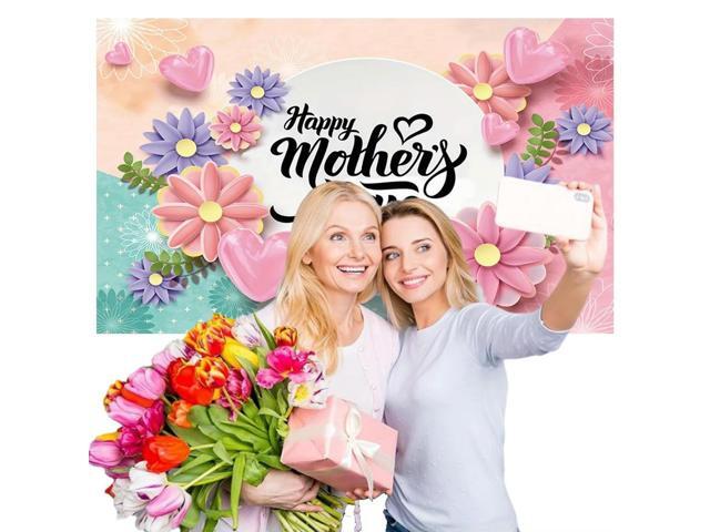 Happy Mothers Day Banner Mothers Day Background Decorative Mothers Day Hanging Sign Mothers Day Decoration for Photography