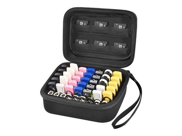 USB Flash Drive Case SD Card Thumb Drive Holder Organizer Dustproof Portable USB Carrying Bag Electronic Accessories Organizer