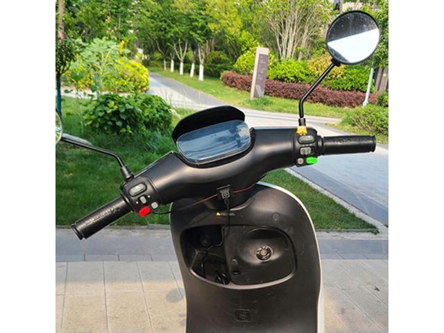 Heated Motorcycle Handlebar Grips Warmer USB Anti Slip Scooter Moped Bar Hand Warmer 6 Gear Waterproof with Switch Hot Handlebar