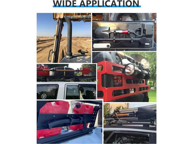 Shovel Holder Mount for Mounting Tools Equipment Auto Shovel Mount Bar Clamp Shovel Holder Bracket Trailer RV Boat Accessories