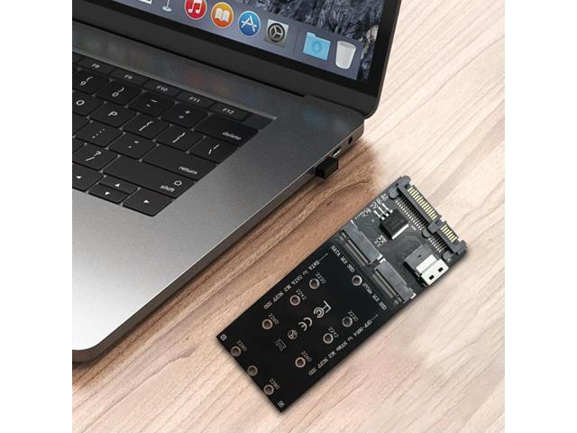 M.2 To SATA Adapter SFF-8654 To M2 NVME SSD 22Pin SATA To M2 Expansion Card Converter Riser Board for Computer Mainboard