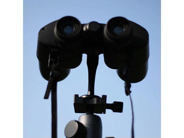 Binocular Tripod Adapter 1/4 Inch Thread Binocular Mount Binoculars Tripod Adapter Bracket for Bird Watching Hunting Astronomy