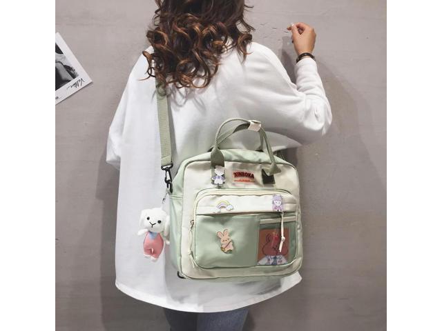 Korean Student Schoolbag Japanese Nylon Backpack Girl Travel Totes Shoulder Bags for Women Students Shopping Travel