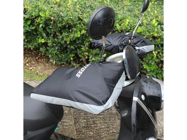 Thick Thermal Cover Gloves Rainproof Motorcycle Scooter Warm Handlebar Muff Riding Protective Muffs for Motorbike Cycling Riding