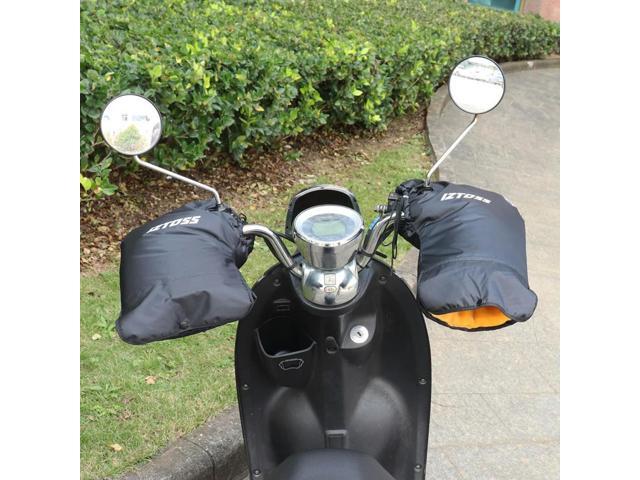 Thick Thermal Cover Gloves Rainproof Motorcycle Scooter Warm Handlebar Muff Riding Protective Muffs for Motorbike Cycling Riding