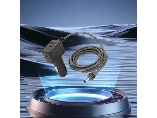 Car Charger for Starlink Mini Power Cable 12V-48V Adapter Car Charger Cable PD60W USB-C and USB Power Supply Adapter