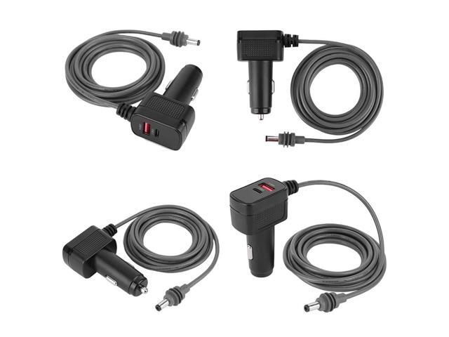 Car Charger for Starlink Mini Power Cable 12V-48V Adapter Car Charger Cable PD60W USB-C and USB Power Supply Adapter