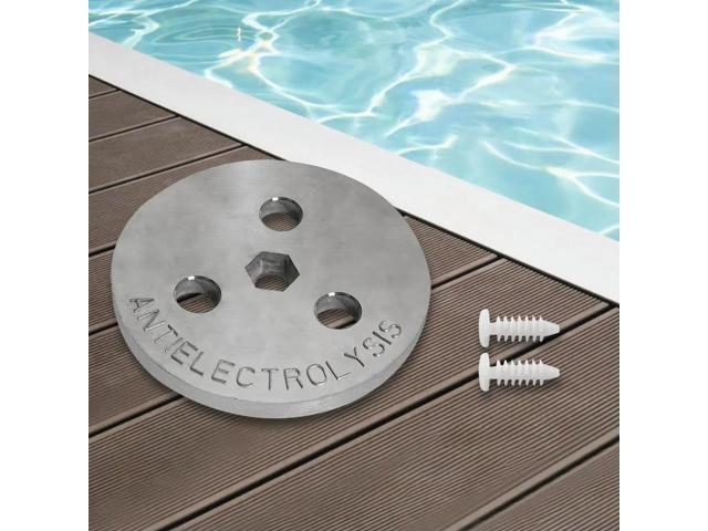 Salt System Pool Skimmer Basket Zinc Anode Weight Pool Skimmer Basket Weight Zinc Anode Plate Keep Your Skimmer Basket in Place