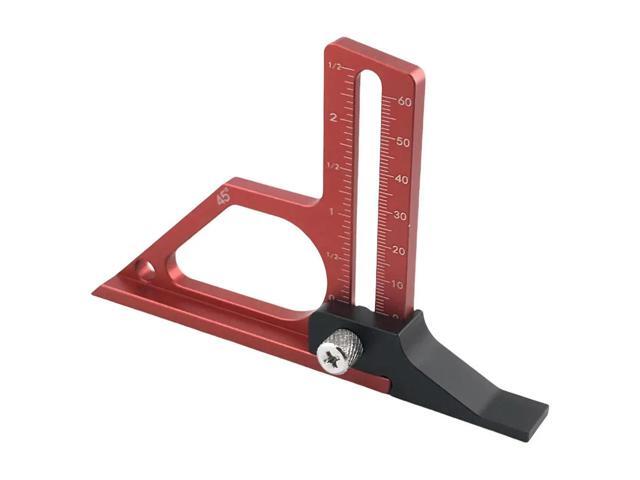 l Height Gauge Wear-Resistant Depth Height Measuring Tool Adjustable Height Measuring Gauge for Table Drill Press Bandsaw