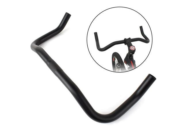 25.4mm 390mm Bicycle Bullhorn Handlebar for Fixed Gear Mountain Road Bike Cycling Parts Aluminum Alloy MTB Riding Handlebar