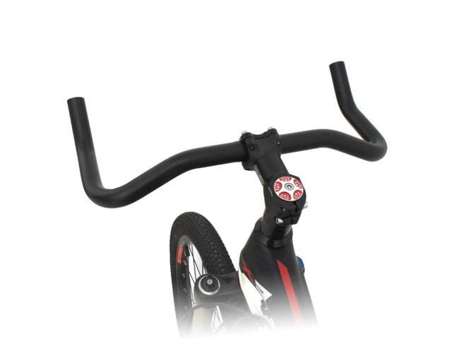 25.4mm 390mm Bicycle Bullhorn Handlebar for Fixed Gear Mountain Road Bike Cycling Parts Aluminum Alloy MTB Riding Handlebar