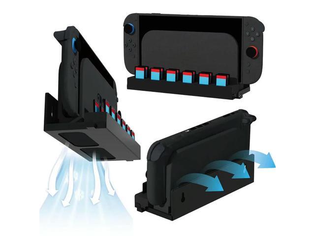Wall Mount with Game Card Slots and Joy-Con Hanger Console Holder Stand with Controller Holder for Nintendo Switch2