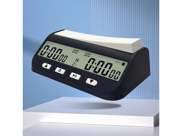 Chess Clock with Basic Delay and Positive Time Features Portable Digital Chess Clock Competition Game Stopwatch