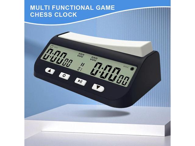 Chess Clock with Basic Delay and Positive Time Features Portable Digital Chess Clock Competition Game Stopwatch