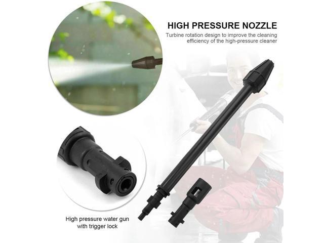 High Pressure Dirt Blaster Turbo Nozzle Spray Cleaner Extension Rod Wash Lance Nozzle for Karcher K2-K7 LAVOR VAX BS COMET