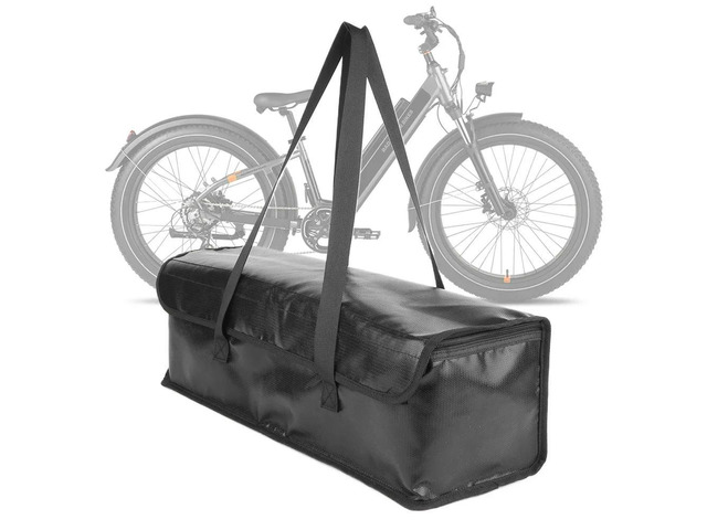 Ebike Bag Fireproof Bag Large Capacity Safe Bag Waterproof Lithium Pouch for Charging