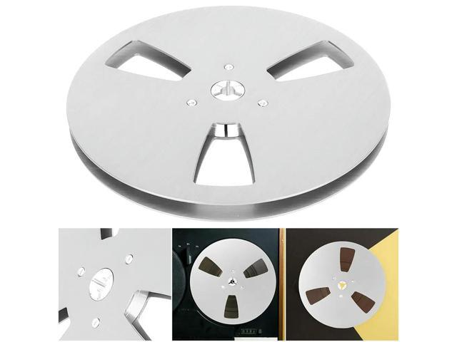 1/4 7 Inch Empty Tape Reel Aluminum Alloy 3 Holes Replacement Opening Machine Part for TEAC Universal for Reel To Reel Tape