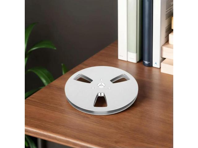 1/4 7 Inch Empty Tape Reel Aluminum Alloy 3 Holes Replacement Opening Machine Part for TEAC Universal for Reel To Reel Tape