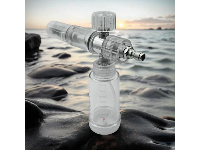 100ml Soap Foam Spray Bottle with 1/4 Inch Quick Connector 4500PSI Pressure Washer Gun Water Foam Pot Car Wash Accessories