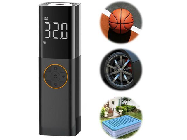 150PSI Bicycle Air Compressor with LED Light Auto Electric Pump Digital Display Car Tire Inflator for Automobile Bicycle Ball