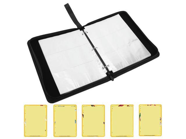 Cards Colletction Album Double Sided Collection Binder Folder Side-Loading Page for Pokemon TCG MTG Other Game Cards Sport Cards
