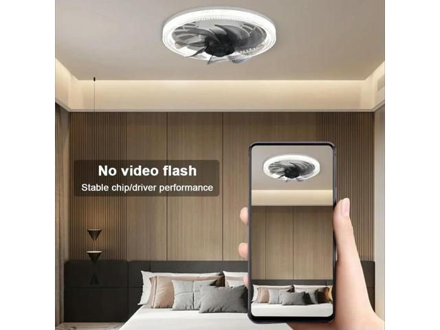 Modern Dimmable Ceiling Fan Light with 4 Speeds 3 Color Modes Ideal for Living Room Kitchen Bedroom Use