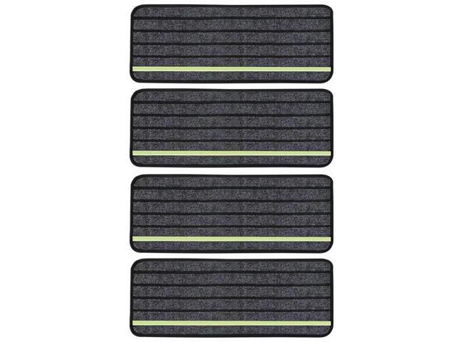 4 Pack Camper Rug Carpet Set Non-Slip RV Stair Covers Reflective RV Step Rugs for Outdoor Adventures