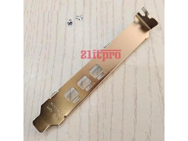I/O Shield Back Plate Baffle For Quadro P400 T400 Full Height Bezel Blank Bracket