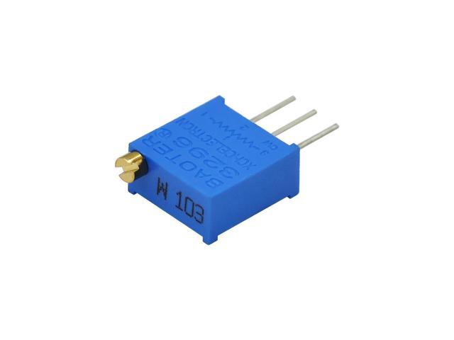 3296W-103 10K up-setting precision adjustable potentiometer 3296 potentiometer multi-turn