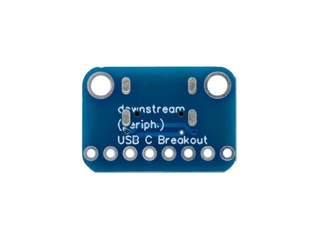 USB TYPE-C conversion board 2.54MM CC1 CC2 5.1K pull-down resistor connection