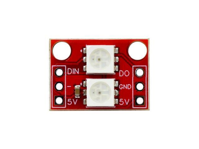 2-bit WS2812 5050 RGB LED Full-color lamp module SCM SMT32 ARM