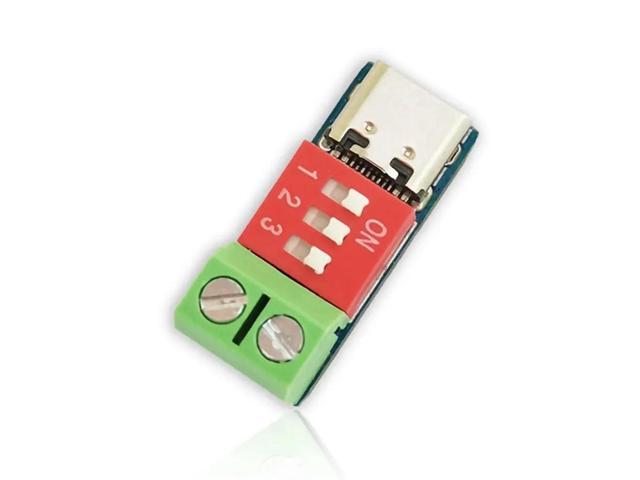 USB-C PD Trigger Board Module PD/QC Decoy Board Fast Charge USB Type-c to 12v High Speed Charger Power Delivery Boost Module