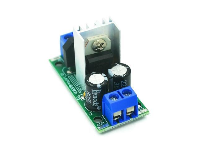 L7805 L7812 LM7805 LM7812 DC/AC Three Terminal Voltage Regulator Power Supply Module 5V 9V 12V Output Max 1.2A