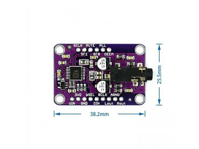 CJMCU-1334 DAC Module CJMCU-1334 UDA1334A I2S DAC Audio Stereo Decoder Module Board For 3.3V - 5V