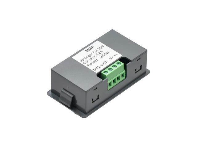 ZK-MGP PWM DC Motor Speed Controller 1KHz-99KHz Frequency Adjustable Motor Governor LED Dimming DC 5-30V 12A Dual MOS Driver