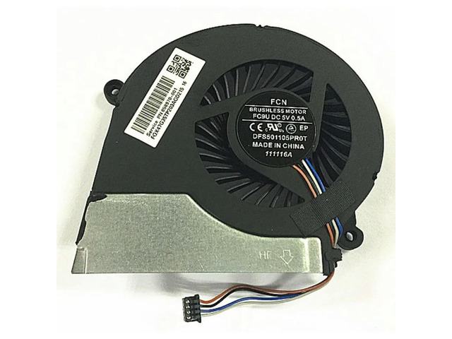CPU Cooling Fan for Pavillion 14-E 15-E 17-E Laptop Fan DFS501105PR0T FC9U 0CWR62 724870-001 725684-001