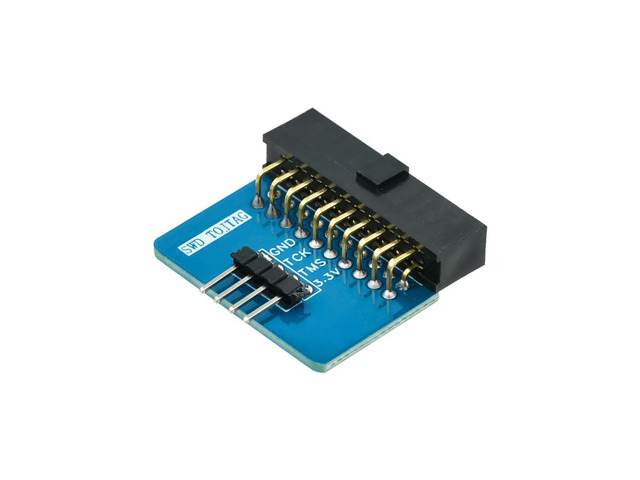 SWD to JTAG adapter board 20P2.54mm pitch JTAG to 4P pin SWD interface JLINK adapter board
