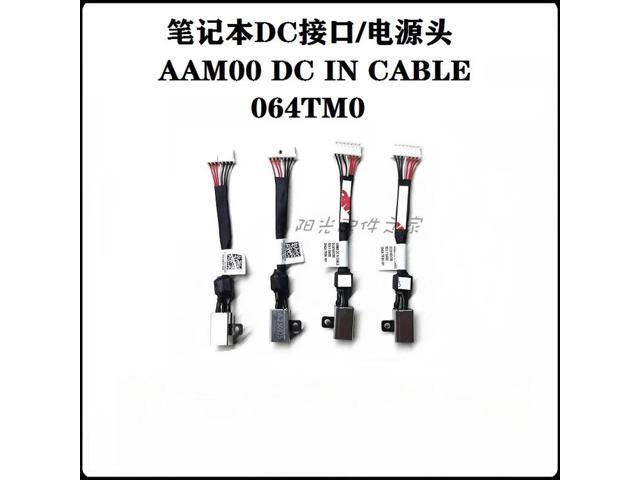 3Pcs For XPS15 9550 9560 9570 7590 Power cord DC IN power head 064TM0