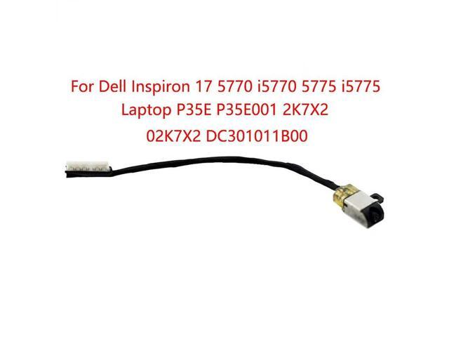 Replacement DC-in Power Jack Cable Connector for Inspiron 17 5770 i5770 5775 i5775 Series P35E P35E001 2K7X2