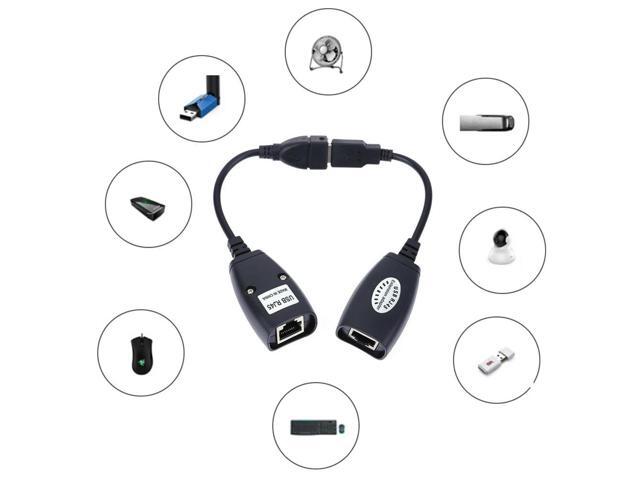 USB To RJ45 Ethernet Adapter Support Cat5/RJ45/Cat6 Patch Cord for USB Cameras Printers Web Cameras Keyboard