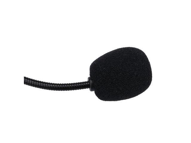 5pcs Soft Elastic Sponge Microphone Head Cover for Headset Collar Mic