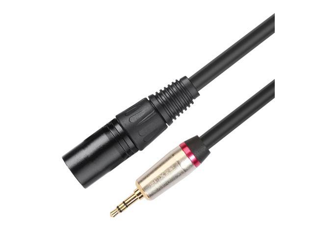 3.5mm Stereo TRS Male To XLR 3Pin Male Audio Cord 0.3m Audio Cable Adapter Wire Accessories for Headphone Microphone Mixer