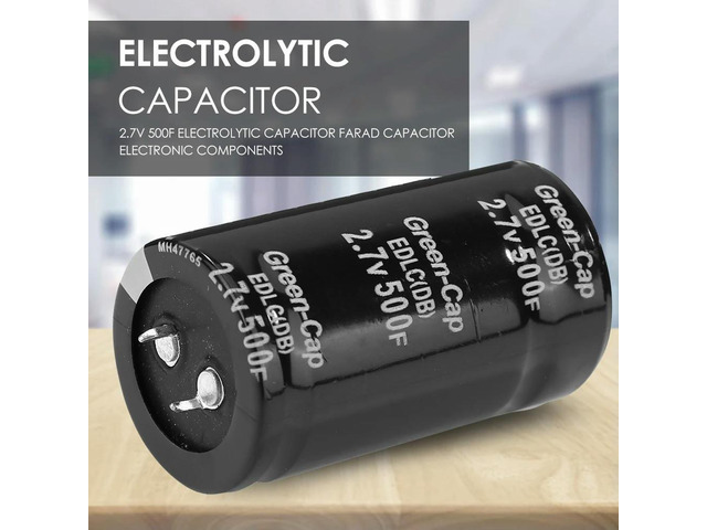2.7V 500F 35x60mm Super Farad Capacitor l Electrolytic Capacitor for Circuit