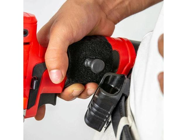 Portable Outdoor Drill Clip with Tool Grip Electric Drill Holster Buckle Multi-functional Waist Tool Set for Wrench Hammer Screw